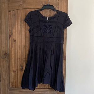Free people black cotton dress